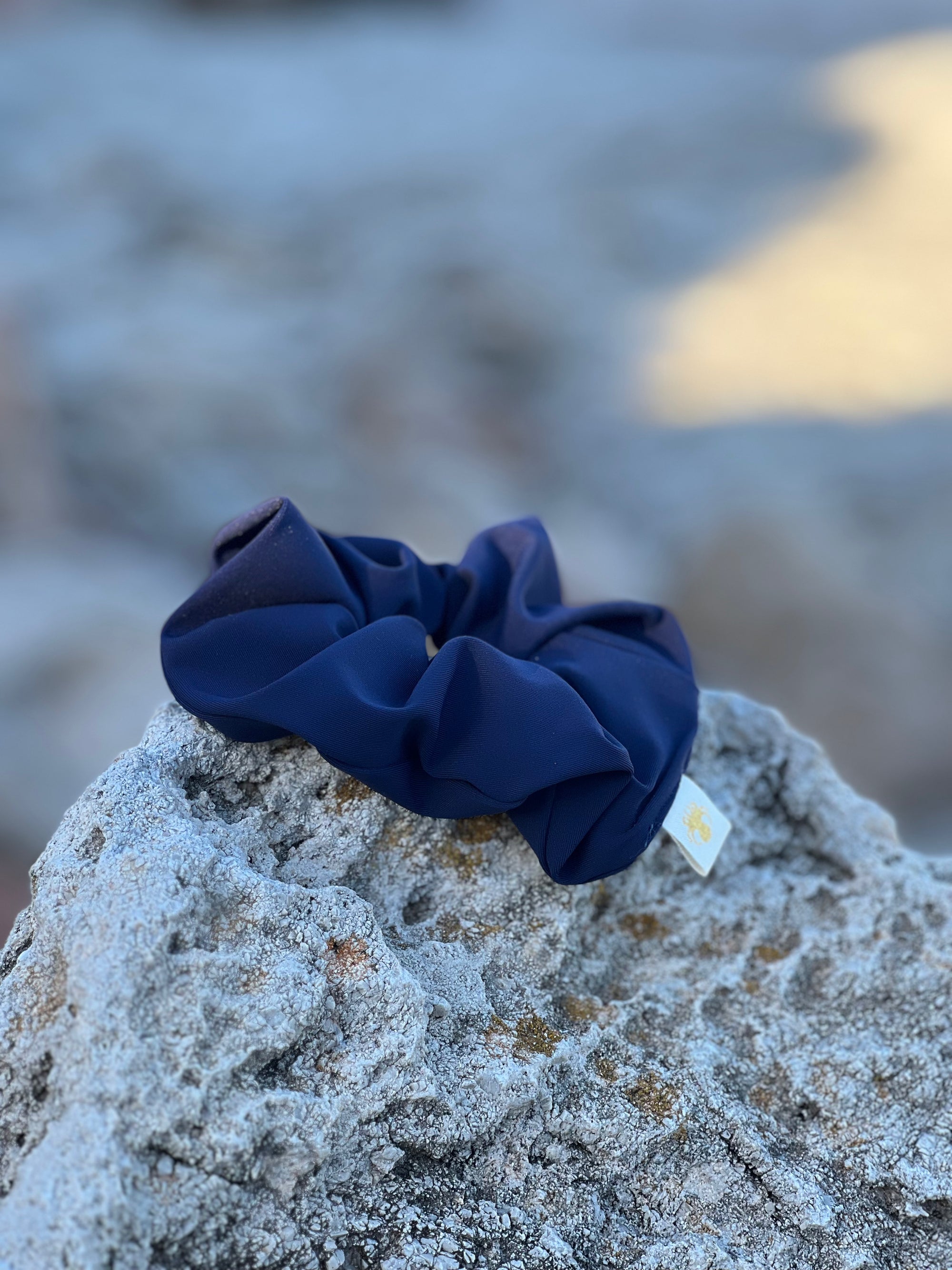 BLUEFIN navy scrunchie
